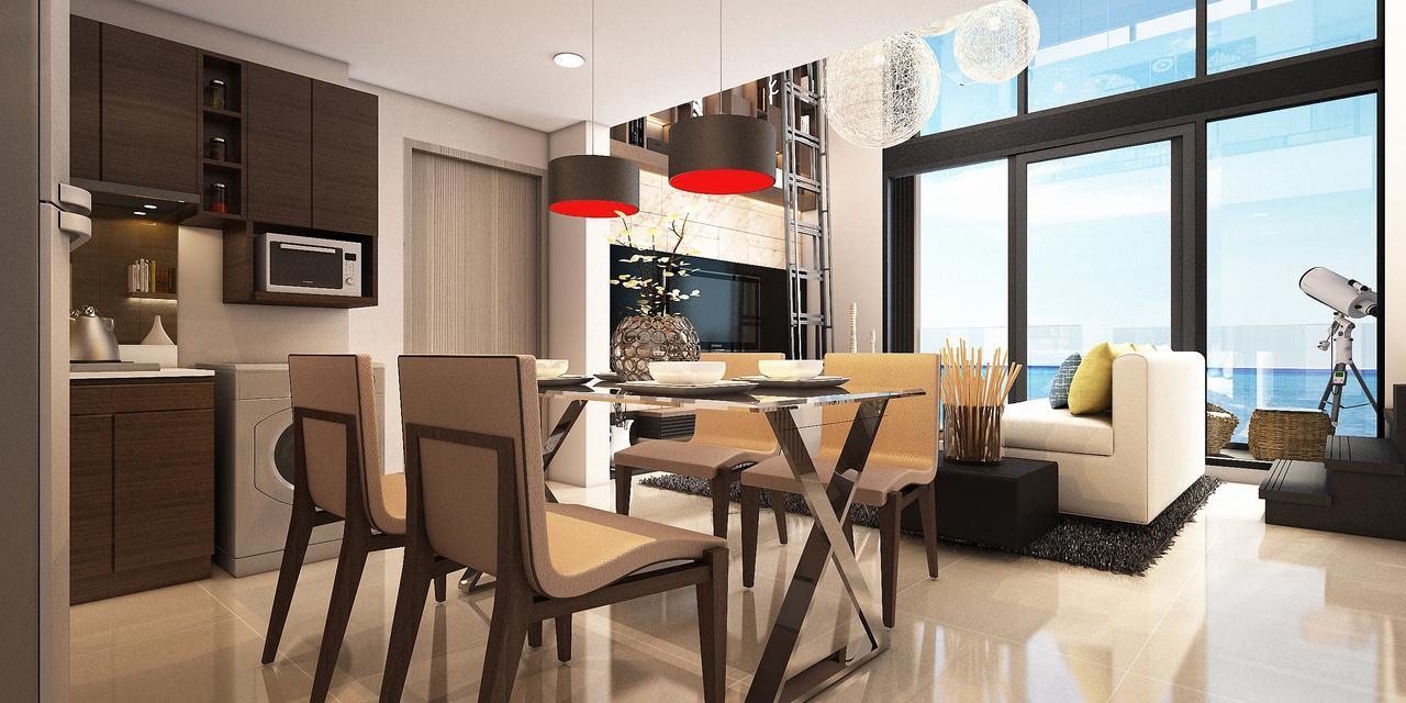 The Aristo By Holy Cow, 4-Br Loft, 150 M2, Pool View Apart otel Surin Plajı Oda fotoğraf